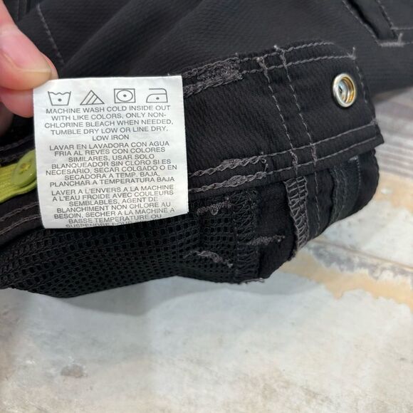 Lee Dungarees Shorts Boys Size 7 Black - Picture 6 of 15